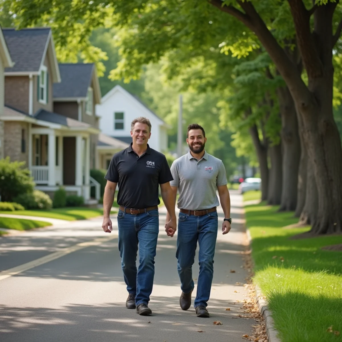 Residential neighborhood and homes in Hopkins, Minnesota served by First Priority Movers